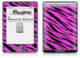 Pink Tiger - Decal Style Skin (fits 4th Gen Kindle with 6inch display and no keyboard)