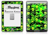 Skull Camouflage - Decal Style Skin (fits 4th Gen Kindle with 6inch display and no keyboard)