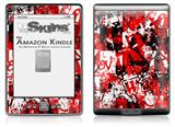 Red Graffiti - Decal Style Skin (fits 4th Gen Kindle with 6inch display and no keyboard)