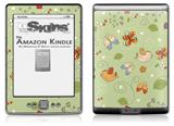 Birds Butterflies and Flowers - Decal Style Skin (fits 4th Gen Kindle with 6inch display and no keyboard)