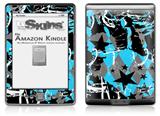 SceneKid Blue - Decal Style Skin (fits 4th Gen Kindle with 6inch display and no keyboard)