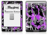 SceneKid Purple - Decal Style Skin (fits 4th Gen Kindle with 6inch display and no keyboard)