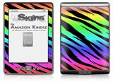 Tiger Rainbow - Decal Style Skin (fits 4th Gen Kindle with 6inch display and no keyboard)