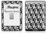 Skull Checker - Decal Style Skin (fits 4th Gen Kindle with 6inch display and no keyboard)