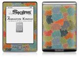Flowers Pattern 03 - Decal Style Skin (fits 4th Gen Kindle with 6inch display and no keyboard)