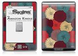 Flowers Pattern 04 - Decal Style Skin (fits 4th Gen Kindle with 6inch display and no keyboard)