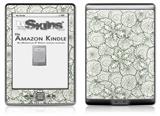 Flowers Pattern 05 - Decal Style Skin (fits 4th Gen Kindle with 6inch display and no keyboard)