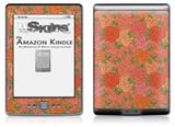 Flowers Pattern Roses 06 - Decal Style Skin (fits 4th Gen Kindle with 6inch display and no keyboard)