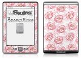 Flowers Pattern Roses 13 - Decal Style Skin (fits 4th Gen Kindle with 6inch display and no keyboard)