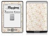 Flowers Pattern 17 - Decal Style Skin (fits 4th Gen Kindle with 6inch display and no keyboard)