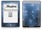 Bokeh Butterflies Blue - Decal Style Skin (fits 4th Gen Kindle with 6inch display and no keyboard)