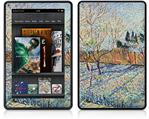 Amazon Kindle Fire (Original) Decal Style Skin - Vincent Van Gogh Orchard With Cypress