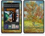 Amazon Kindle Fire (Original) Decal Style Skin - Vincent Van Gogh Pink Peach Tree In Blossom Reminiscence Of Mauve