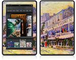 Amazon Kindle Fire (Original) Decal Style Skin - Vincent Van Gogh The Restaurant De La Siren In Asnires
