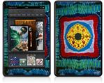 Amazon Kindle Fire (Original) Decal Style Skin - Tie Dye Circles and Squares 101