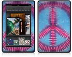 Amazon Kindle Fire (Original) Decal Style Skin - Tie Dye Peace Sign 100