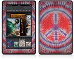 Amazon Kindle Fire (Original) Decal Style Skin - Tie Dye Peace Sign 105