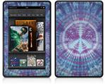 Amazon Kindle Fire (Original) Decal Style Skin - Tie Dye Peace Sign 106