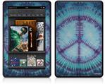 Amazon Kindle Fire (Original) Decal Style Skin - Tie Dye Peace Sign 107