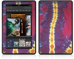 Amazon Kindle Fire (Original) Decal Style Skin - Tie Dye Spine 105