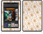 Amazon Kindle Fire (Original) Decal Style Skin - Flowers Pattern 15