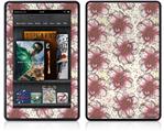 Amazon Kindle Fire (Original) Decal Style Skin - Flowers Pattern 23