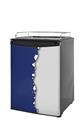 Kegerator Skin - Ripped Colors Blue Gray (fits medium sized dorm fridge and kegerators)