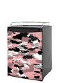 Kegerator Skin - WraptorCamo Digital Camo Pink (fits medium sized dorm fridge and kegerators)