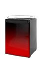 Kegerator Skin - Smooth Fades Red Black (fits medium sized dorm fridge and kegerators)
