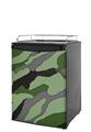 Kegerator Skin - Camouflage Green (fits medium sized dorm fridge and kegerators)