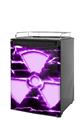 Kegerator Skin - Radioactive Purple (fits medium sized dorm fridge and kegerators)