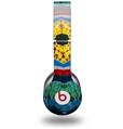WraptorSkinz Skin Decal Wrap compatible with Beats Solo HD (Original) Tie Dye Circles and Squares 101 (HEADPHONES NOT INCLUDED)