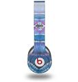 WraptorSkinz Skin Decal Wrap compatible with Beats Solo HD (Original) Tie Dye Circles and Squares 100 (HEADPHONES NOT INCLUDED)