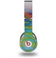 WraptorSkinz Skin Decal Wrap compatible with Beats Solo HD (Original) Tie Dye Tiger 100 (HEADPHONES NOT INCLUDED)