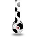 WraptorSkinz Skin Decal Wrap compatible with Beats Solo HD (Original) Kearas Polka Dots White And Black (HEADPHONES NOT INCLUDED)