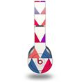 WraptorSkinz Skin Decal Wrap compatible with Beats Solo HD (Original) Triangles Berries (HEADPHONES NOT INCLUDED)
