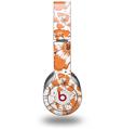 WraptorSkinz Skin Decal Wrap compatible with Beats Solo HD (Original) Flowers Pattern 14 (HEADPHONES NOT INCLUDED)
