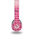 WraptorSkinz Skin Decal Wrap compatible with Beats Solo HD (Original) Donuts Hot Pink Fuchsia (HEADPHONES NOT INCLUDED)