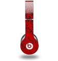 WraptorSkinz Skin Decal Wrap compatible with Beats Solo HD (Original) Folder Doodles Red (HEADPHONES NOT INCLUDED)