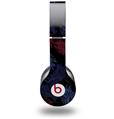 WraptorSkinz Skin Decal Wrap compatible with Beats Solo HD (Original) Floating Coral Black (HEADPHONES NOT INCLUDED)