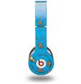 WraptorSkinz Skin Decal Wrap compatible with Beats Solo HD (Original) Sea Shells 02 Blue Medium (HEADPHONES NOT INCLUDED)