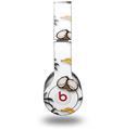 WraptorSkinz Skin Decal Wrap compatible with Beats Solo HD (Original) Coconuts Palm Trees and Bananas White (HEADPHONES NOT INCLUDED)
