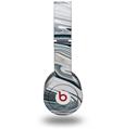 WraptorSkinz Skin Decal Wrap compatible with Beats Solo HD (Original) Blue Black Marble (HEADPHONES NOT INCLUDED)