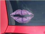 Lips Decal 9x5.5 Tie Dye Peace Sign 112