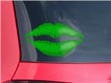 Lips Decal 9x5.5 Solids Collection Green
