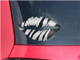 Lips Decal 9x5.5 Zebra Stripes Skin
