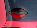 Lips Decal 9x5.5 Smooth Fades Red Black