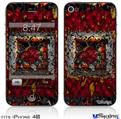 iPhone 4S Decal Style Vinyl Skin - Bed Of Roses