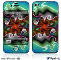 iPhone 4S Decal Style Vinyl Skin - Butterfly