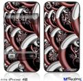 iPhone 4S Decal Style Vinyl Skin - Chainlink